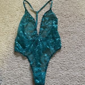 SALE Teal Victoria’s Secret bodysuit. Size XS.